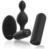BLACKandSILVER - TELECOMANDO TELECOMANDO CON PLUG ANALE IN SILICONE PICCOLO TUCKER