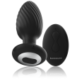BLACKandSILVER - WELLS PLUG SILIKON ANAL ROTATOR FERNBEDIENUNG