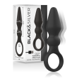 BLACKandSILVER - POTENTE PLUG ANALE IN SILICONE OZZY BLACKandSILVER - POTENTE PLUG ANALE IN SILICONE OZZY