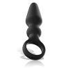 BLACKandSILVER - OZZY POWERFUL SILICONE ANAL PLUG