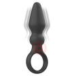BLACKandSILVER - OZZY POWERFUL SILICONE ANAL PLUG BLACKandSILVER - OZZY POWERFUL SILICONE ANAL PLUG