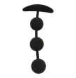 BLACKandSILVER - HARRY ANAL ROSARY 3 SILICONE SPHERES 14 CM