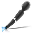 BLACKandSILVER - BECK BACCHETTA E VENTOSA 2 IN 1 IN SILICONE BLACKandSILVER - BECK BACCHETTA E VENTOSA 2 IN 1 IN SILICONE