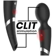 BLACKandSILVER - BECK BACCHETTA E VENTOSA 2 IN 1 IN SILICONE BLACKandSILVER - BECK BACCHETTA E VENTOSA 2 IN 1 IN SILICONE