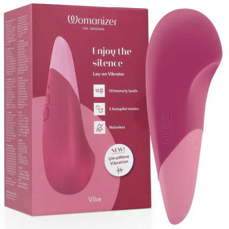 WOMANIZER - VIBRATEUR SILENCIEUX VIBE LAY-ON ROSE FOYER