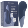 WOMANIZER - VIBE LAY-ON VIBRATEUR SILENCIEUX BLEU FONCÉ