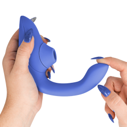 WOMANIZER - VIBRATEUR STIMULATEUR BLEU VIBRANT BLEU