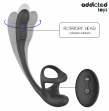 ADDICTED TOYS - PLUG ANAL AVEC VIBRATION, ONDULATION À 360° ET STIMULATEUR DE TESTICULES