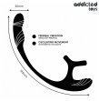ADDICTED TOYS - PLUG ANAL AVEC VIBRATION, ONDULATION À 360° ET STIMULATEUR DE TESTICULES