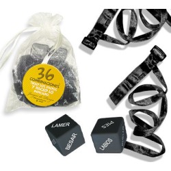 INEDIT - KIT BAG ORGANZA TIES BLACK