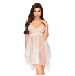 PENTHOUSE - NAUGHTY DOLL BABYDOLL BLANC L-XL PENTHOUSE - NAUGHTY DOLL BABYDOLL BLANC L-XL
