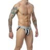 MOB - JOCK BIANCO A RIGHE CLASSICHE TAGLIA L