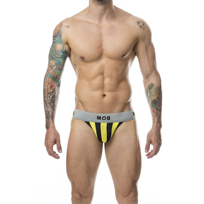 MOB - CLASSIC JOCK STRIPE GIALLO TAGLIA L