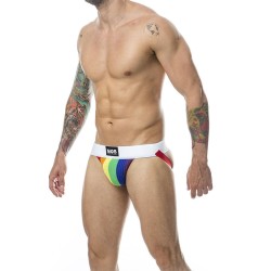 MOB - CLASSIC JOCK STRIPE RAINBOW TAGLIA L