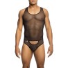 MOB - BODY TRANSPARENT NOIR TAILLE L-XL