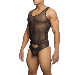 MOB - BODYSHEER NERO TRASPARENTE TAGLIA L-XL