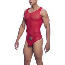 MOB - ROTER TRANSPARENTER BODYSHEE GRÖSSE L-XL