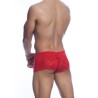 MOB - BOXER EN DENTELLE ROUGE TAILLE L-XL