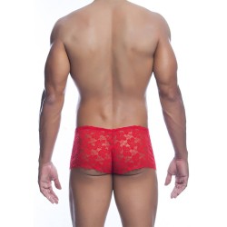 MOB - BOXER IN PIZZO ROSSO TAGLIA L-XL