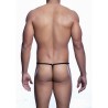 MOB - BLACK TEAR-SHAPED THONG SIZE L-XL