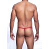 MOB - TANGA ROJO CON FORMA DE LAGRIMA TALLA L-XL