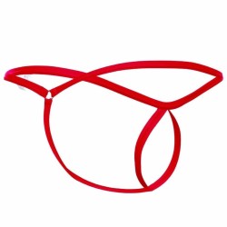 MOB - STRING ROUGE EN FORME DE LARME TAILLE L-XL