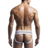 MOB - CLASSIC WHITE THONG SIZE L