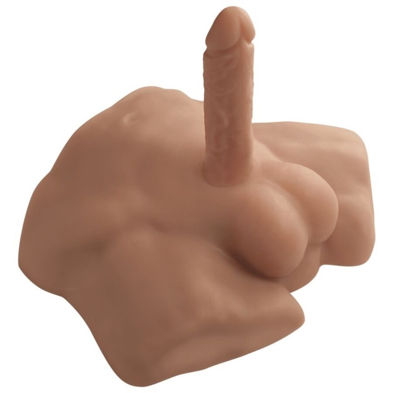 SILEXD - APOLLO S REALISTICO MEZZO TORSO MASCHILE CARAMELLO