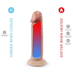 SILEXD - MODELLO PENE REALISTICO 2 SILICONE TERMOREATTIVO PREMIUM 19 CM