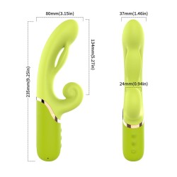 ARMONY - INFLABE POINT A TO STIMULATOR VIBRATOR GREEN