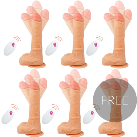 CYBER SILICOCK - REALISTIC REMOTE CONTROL MR RICK 20.9 CM -O- 4 CM - 5 1 FREE