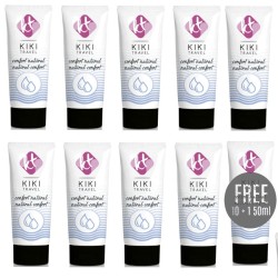 KIKÍ TRAVEL - CONFORT LUBRIFIANT NATUREL 50 ML 10 1 GRATUIT