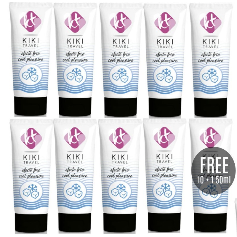 KIKÍ TRAVEL - GEL DESLIZANTE EFECTO FRÍO INTENSIFICADOR 50 ML 10 1 GRATIS