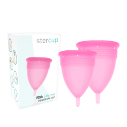 STERCUP - PACK COPA MENSTRUAL SILICONA FDA TALLA S L ROSA