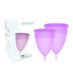 STERCUP - FDA SILICONE MENSTRUAL CUP PACK SIZE S L LILAC