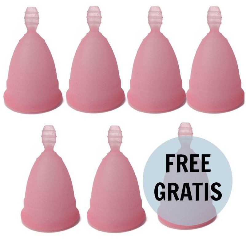 NINA KIKÍ - MENSTRUAL CUP ROSA GRÖSSE S 6 1 FREI