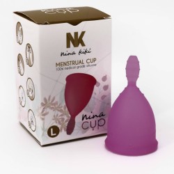 NINA KIKÍ - COUPE MENSTRUELLE VIOLET TAILLE L 6 1 GRATUITE
