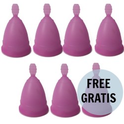 NINA KIKÍ - MENSTRUAL CUP LILA GRÖSSE S 6 1 FREI