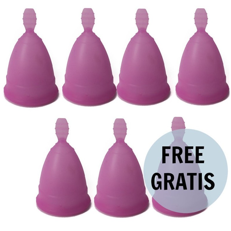 NINA KIKÍ - MENSTRUAL CUP PURPLE SIZE S 6 1 FREE