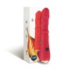 ARMONY - DILDO VIBRATORE STIMOLATORE PUNTO A TERMOREGOLABILE ROSSO