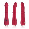ARMONY - DILDO VIBRATEUR POINT A THERMO-RÉGLABLE ROUGE