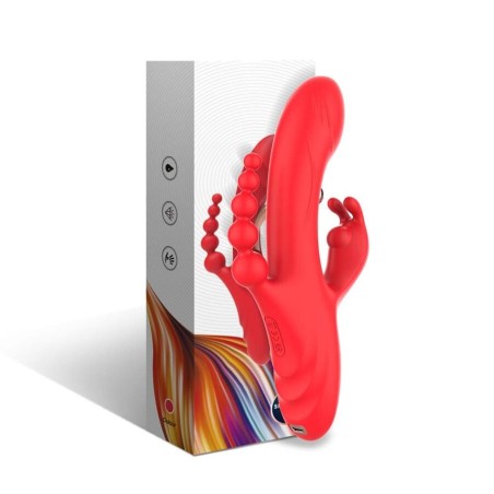 ARMONY - STIMULATEUR DE POINT G ET DE CLITORIS VIBRATEUR ROUGE
