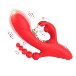 ARMONY - STIMULATEUR DE POINT G ET DE CLITORIS VIBRATEUR ROUGE