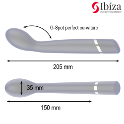 IBIZA - VIBRADOR PUNTO·G 10 VIBRACIONES RECARGABLE