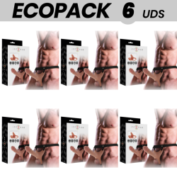 ECOPACK 6 UDS - INTENSE ARNÉS HUECO CON DILDO 16 X 3.5 CM