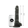 COCK MILLER - GODE RÉALISTE SILICONE DENSITÉ ARTICULABLE NOIR 19,5 CM