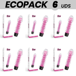 ECOPACK 6 UNIT - VIBRATORE GLOSSY AXEL ROSA