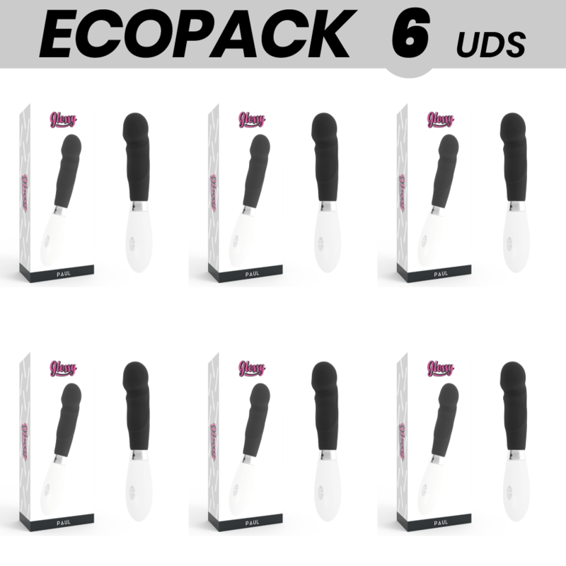 ECOPACK 6 UNIT - VIBRATORE PAUL GLOSSY NERO