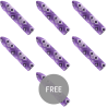 CUSTOM BULLETS - RICARICABILE SNAKE PURPLE MAGNETIC BULLET 10 INTENSITÀ 6 1 GRATIS