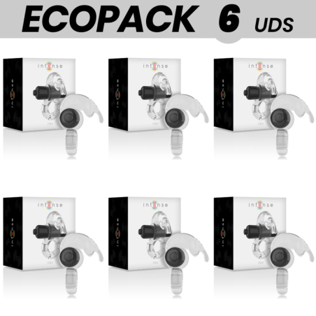 ECOPACK 6 EINHEITEN - INTENSE FRY TRANSPARENTER VIBRATORRING